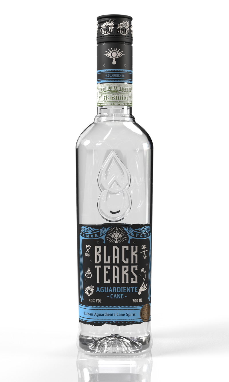 BLACK TEARS AGUARDIENTE by Vigia 40% Aguardiente  0.7L