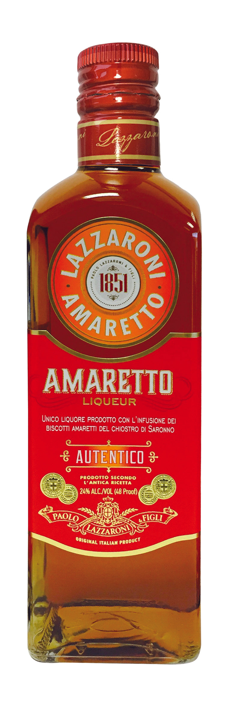 Lazzaroni AMARETTO 24% 0.5L