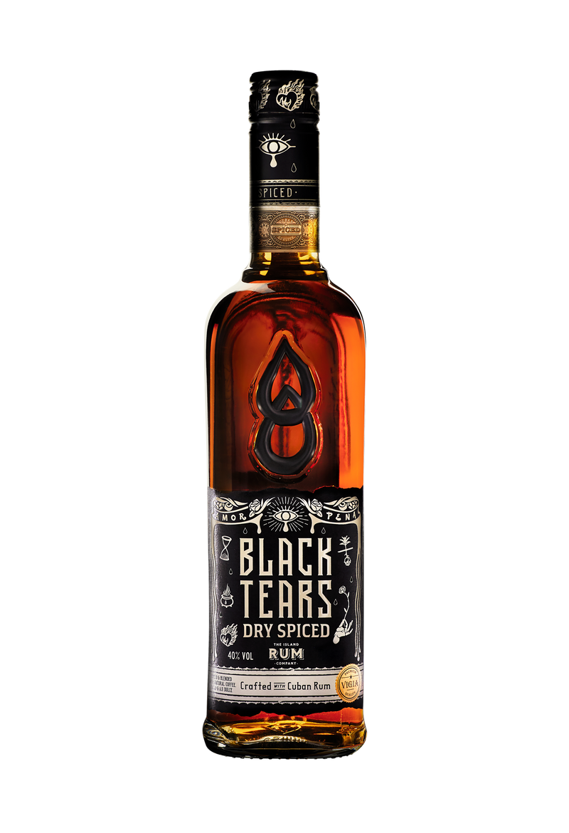 BLACK TEARS DRY SPICED by Vigia 40% Dry Spiced 1L