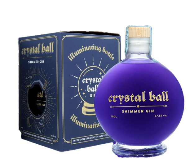 Crystal Ball Gin Light Up + GB 37.5% 0.7L
