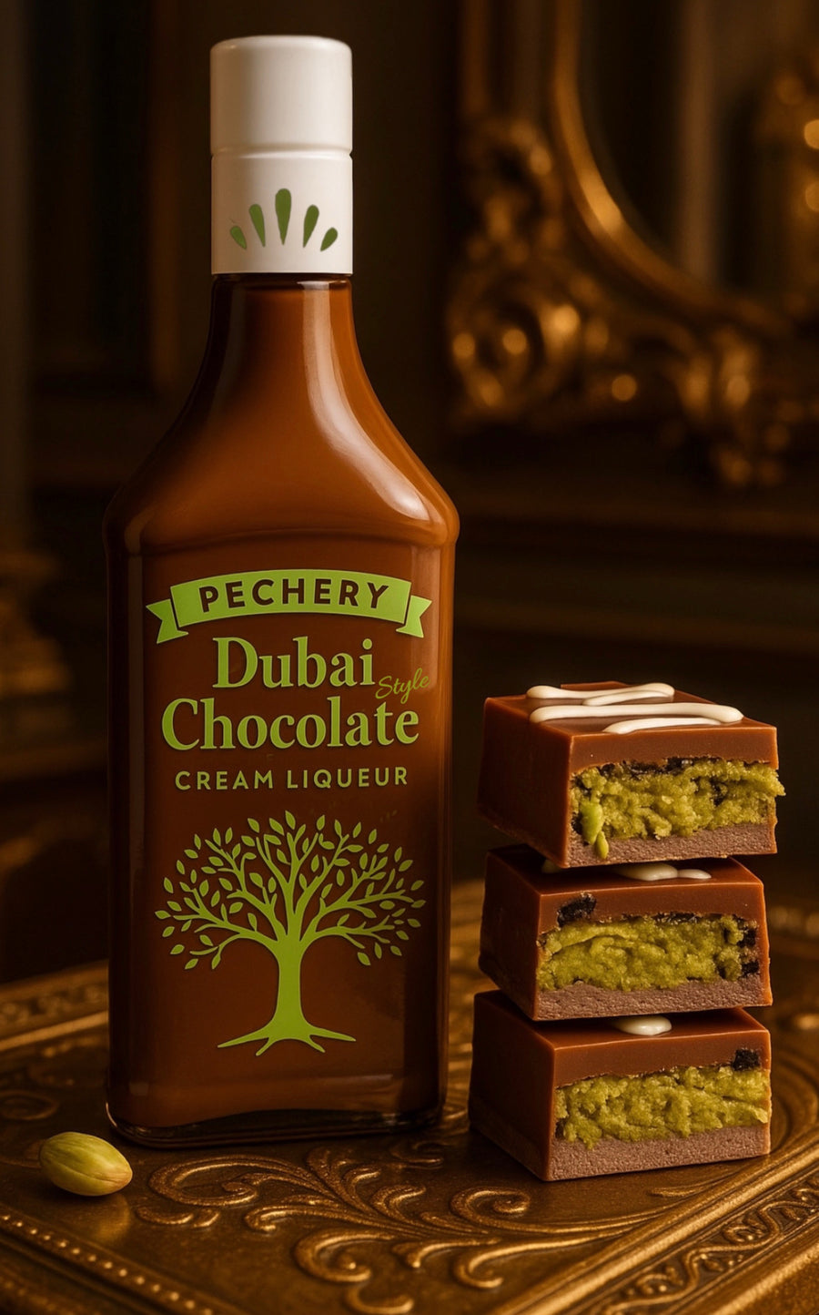 Dubai Chocolate Pechery liķieris 17% 0.7L