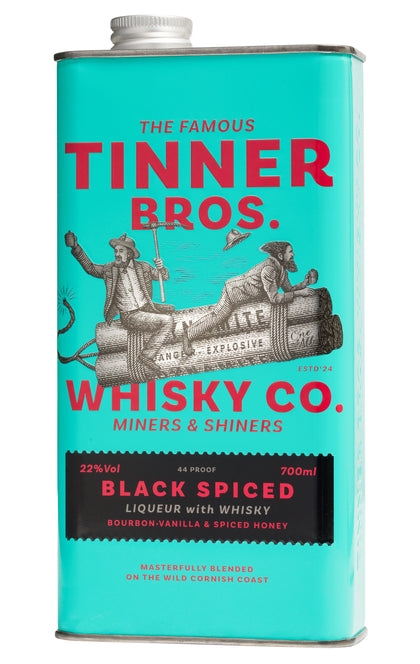 Tinner Bros Whiskey Liqueurs Black Spiced 22% 0.7L