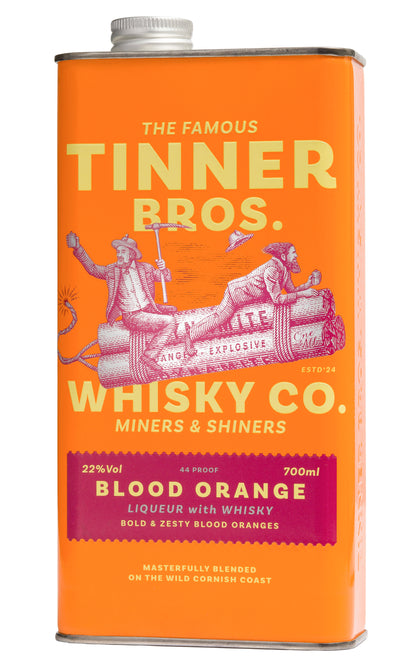 Tinner Bros Whiskey Liqueurs Blood Orange 22% 0.7L