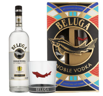 Beluga Noble + Tumbler Glass 40% 1L