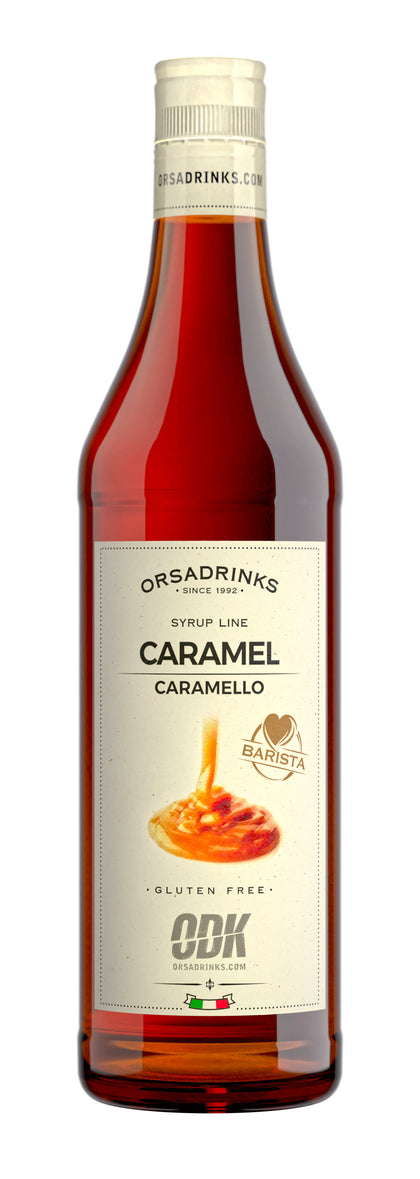 Orsadrinks Caramel syrup gluten free (bottle) 0.75L