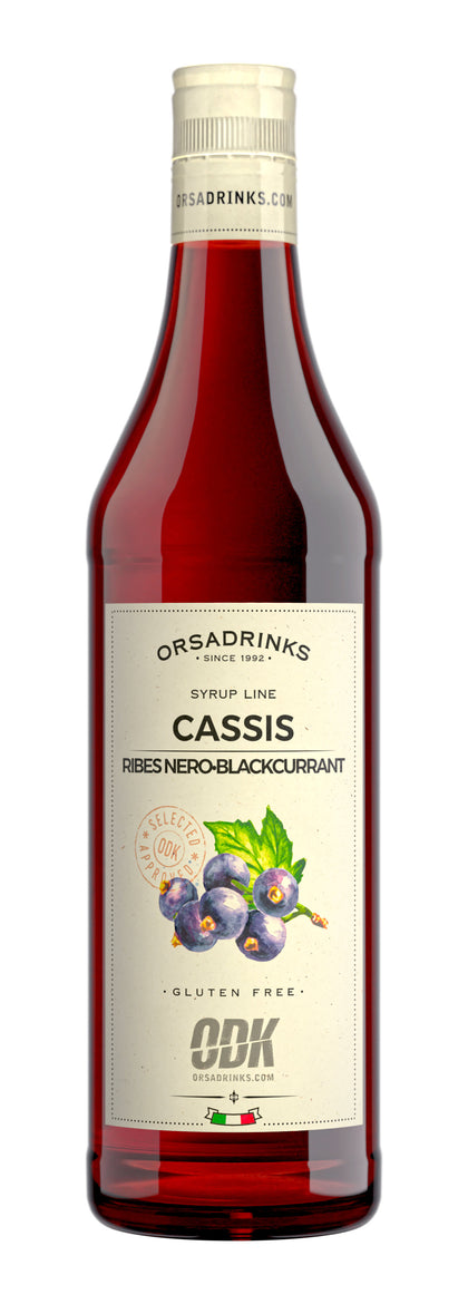 Orsadrinks Black Currant Cassis syrup gluten free (bottle) 0.75L