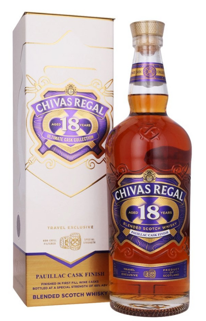 Chivas Regal 18 Years Pauillac Cask + GB 1L 48%