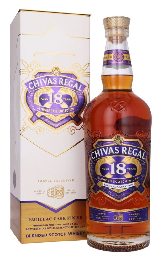 Chivas Regal 18 Years Pauillac Cask + GB 1L 48%