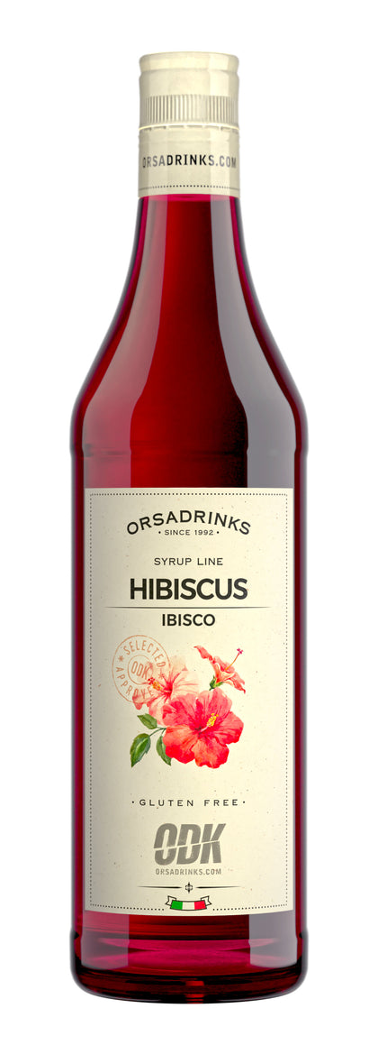 Orsadrinks Hibiscus syrup gluten free (bottle) 0.75L