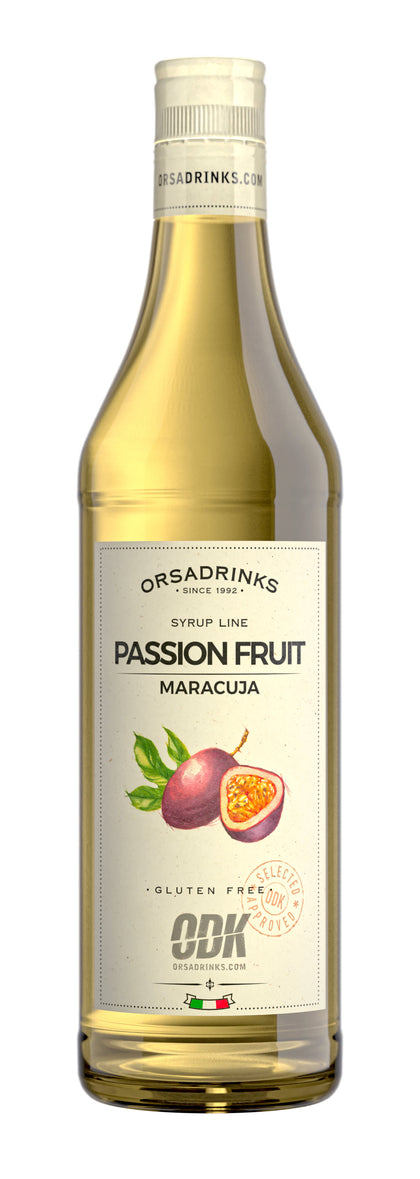 Orsadrinks Passion Fruit syrup gluten free (tare) 0.75L