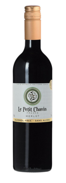 Non-alcoholic Red Wine ''Le Petit CHAVIN'' Merlot 0% 0.75L (bottle)