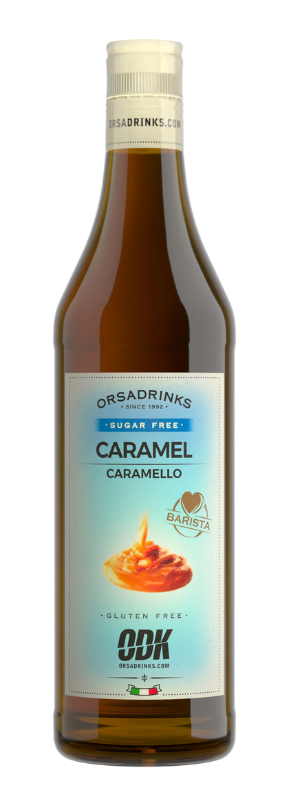 Orsadrinks SUGAR FREE Caramel syrup (bottle) 0.75L