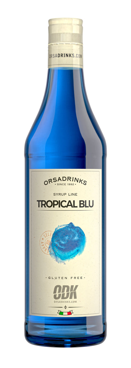 Orsadrinks Tropical blue syrup gluten free (tare) 0.75L