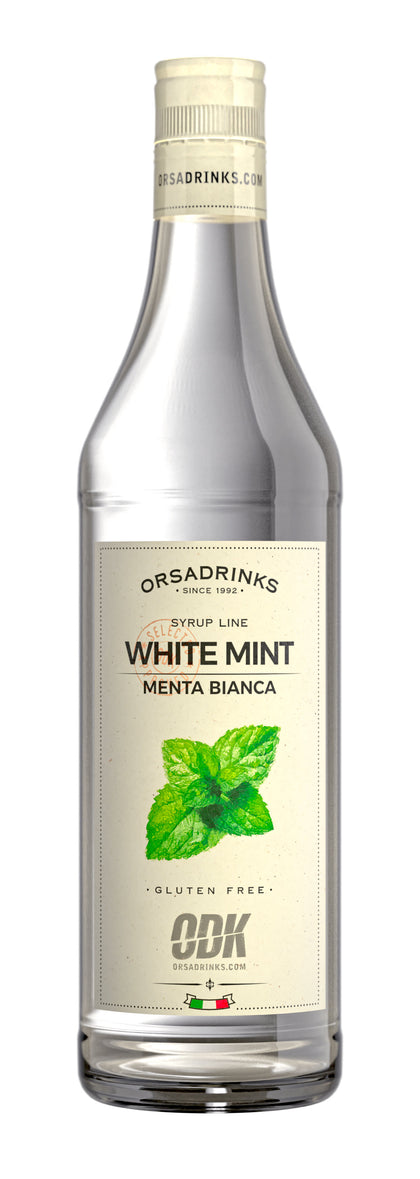 Orsadrinks White Mint syrup gluten free (tare) 0.75L
