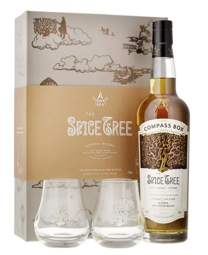 Compass Box The Spice Tree Coffret 2 Verres  46% 0.7L