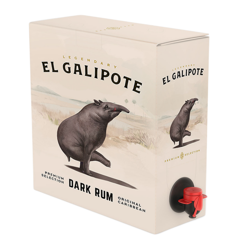 El Galipote dark rum 3L 37.5%