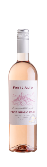 Forte Alto ROSE Pinot Grigio Vigneti Delle Dolomiti IGT 12% 0.75L