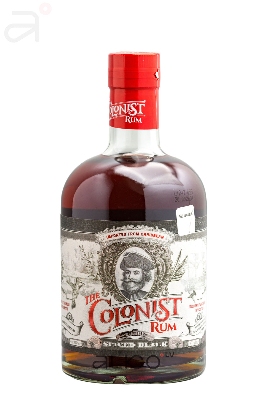 COLONIST RUM SPICED BLACK 40% 0.7L