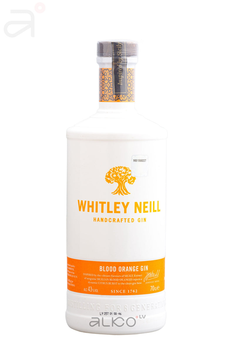 Whitley Neill Blood Orange Gin 43% 0.7L