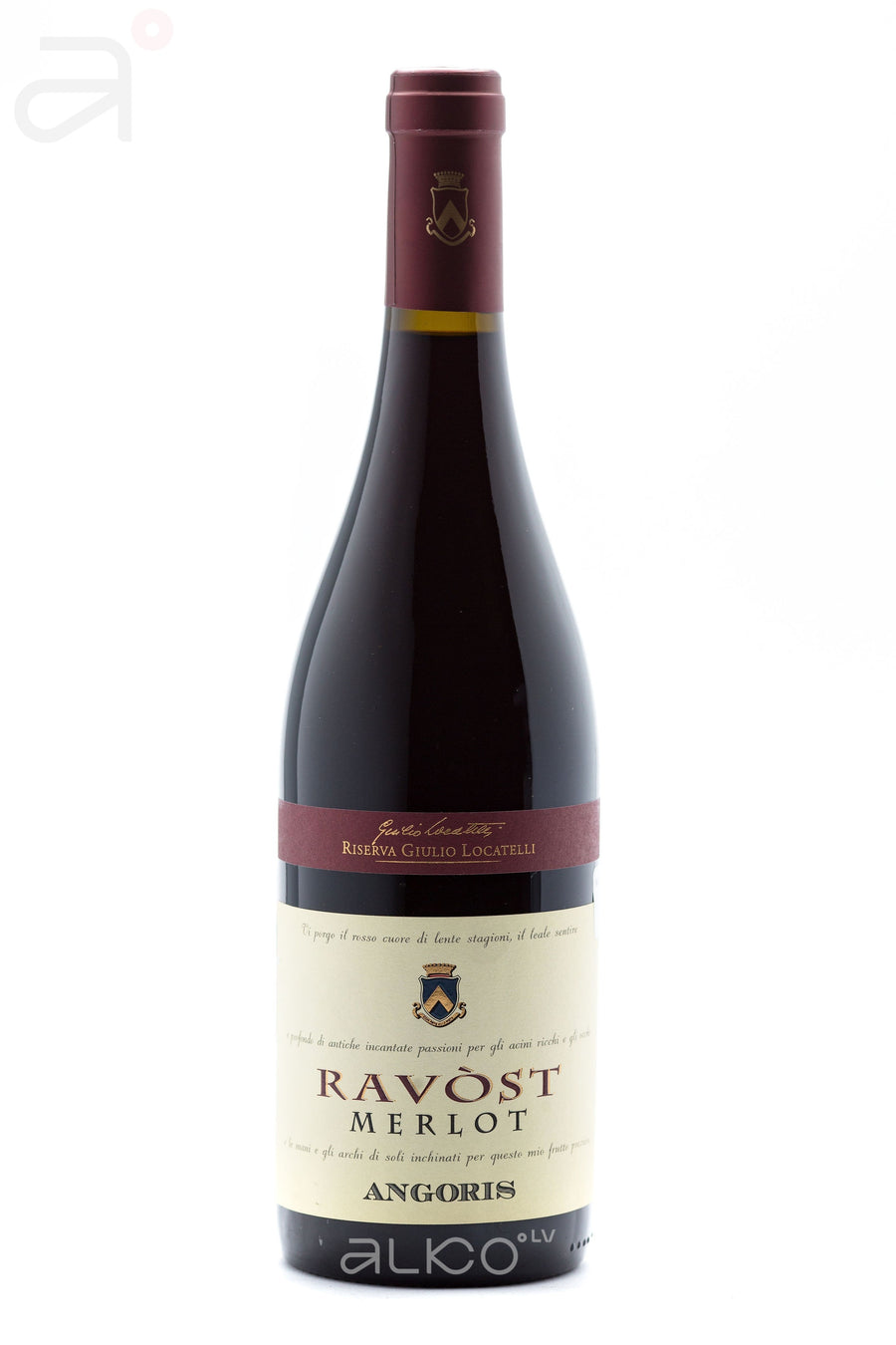 Angoris Ravost Merlot Riserva Giulio Locatelli DOC 2015 13.5% 0.75L