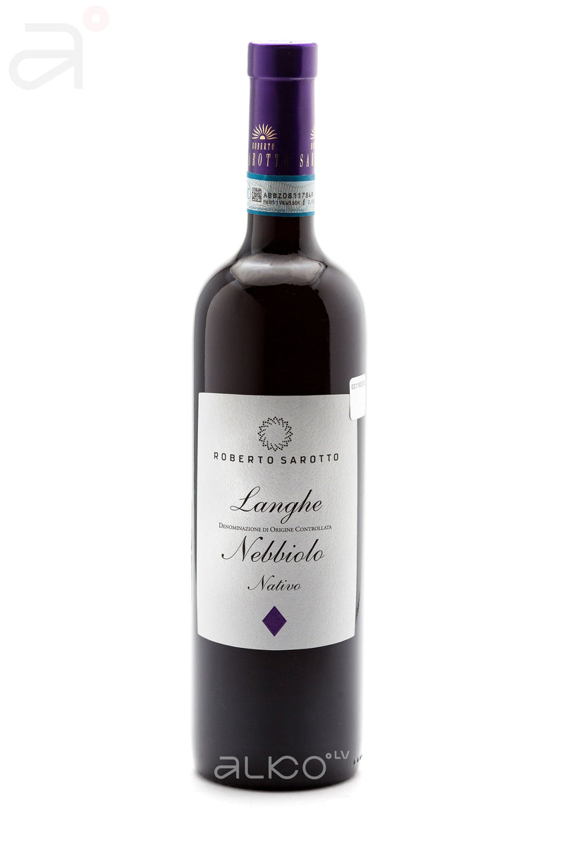 Roberto Sarotto Langhe Nebbiolo 2016 14.5% 0.75L