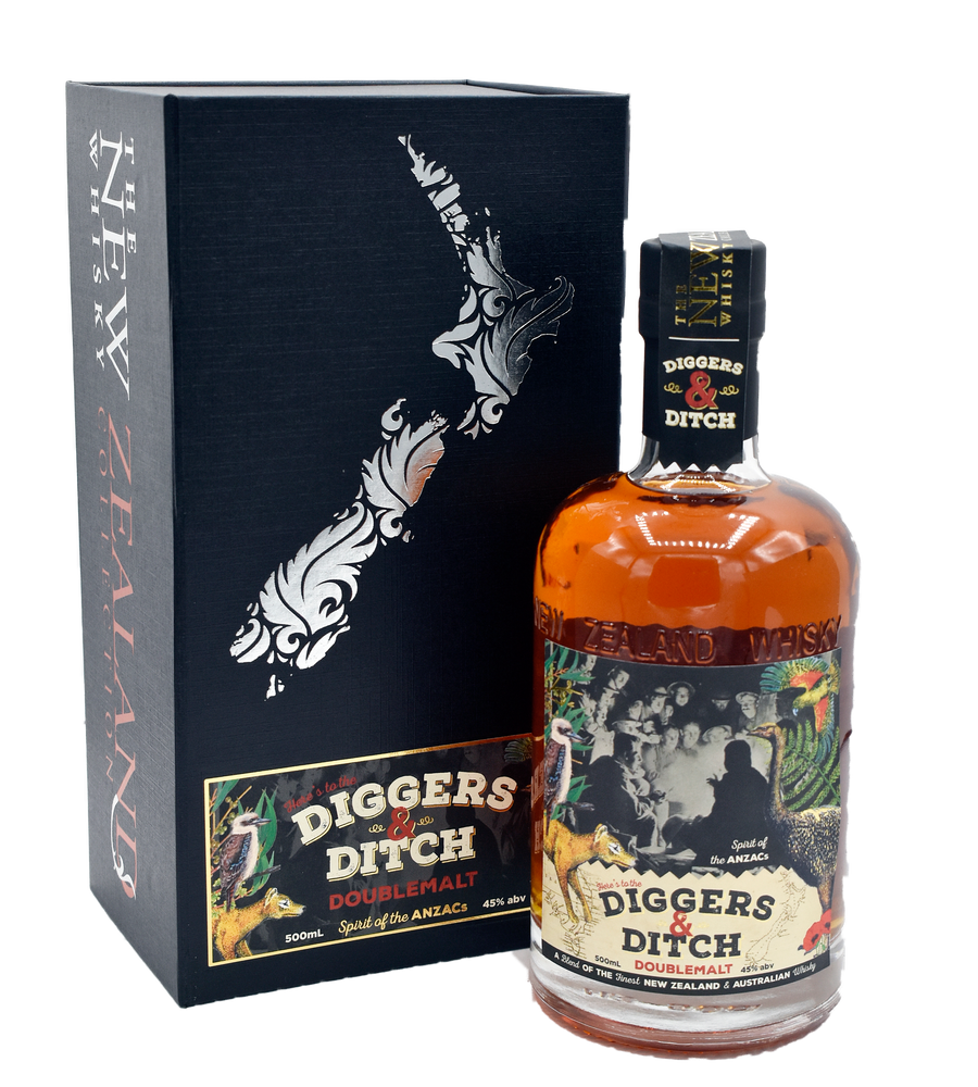 NEW ZEALAND WHISKY (THE) Diggers & Ditch 45% 0.5L