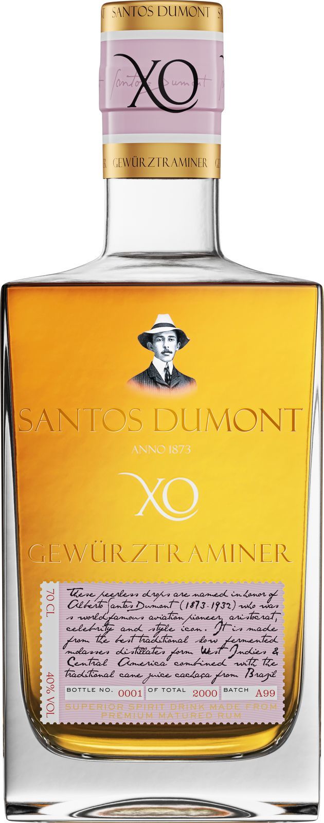 Santos Dumont Xo Gewurztraminer, 40% 0.7L