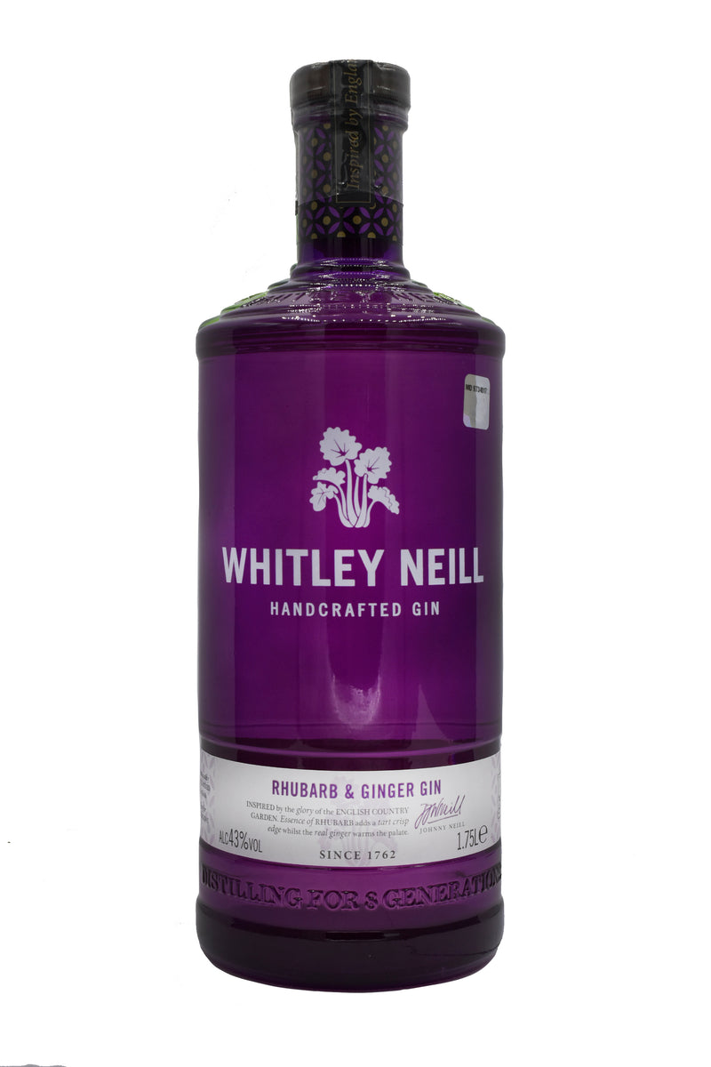 Whitley Neill Rhubarb&Ginger Gin 43% 1.75L