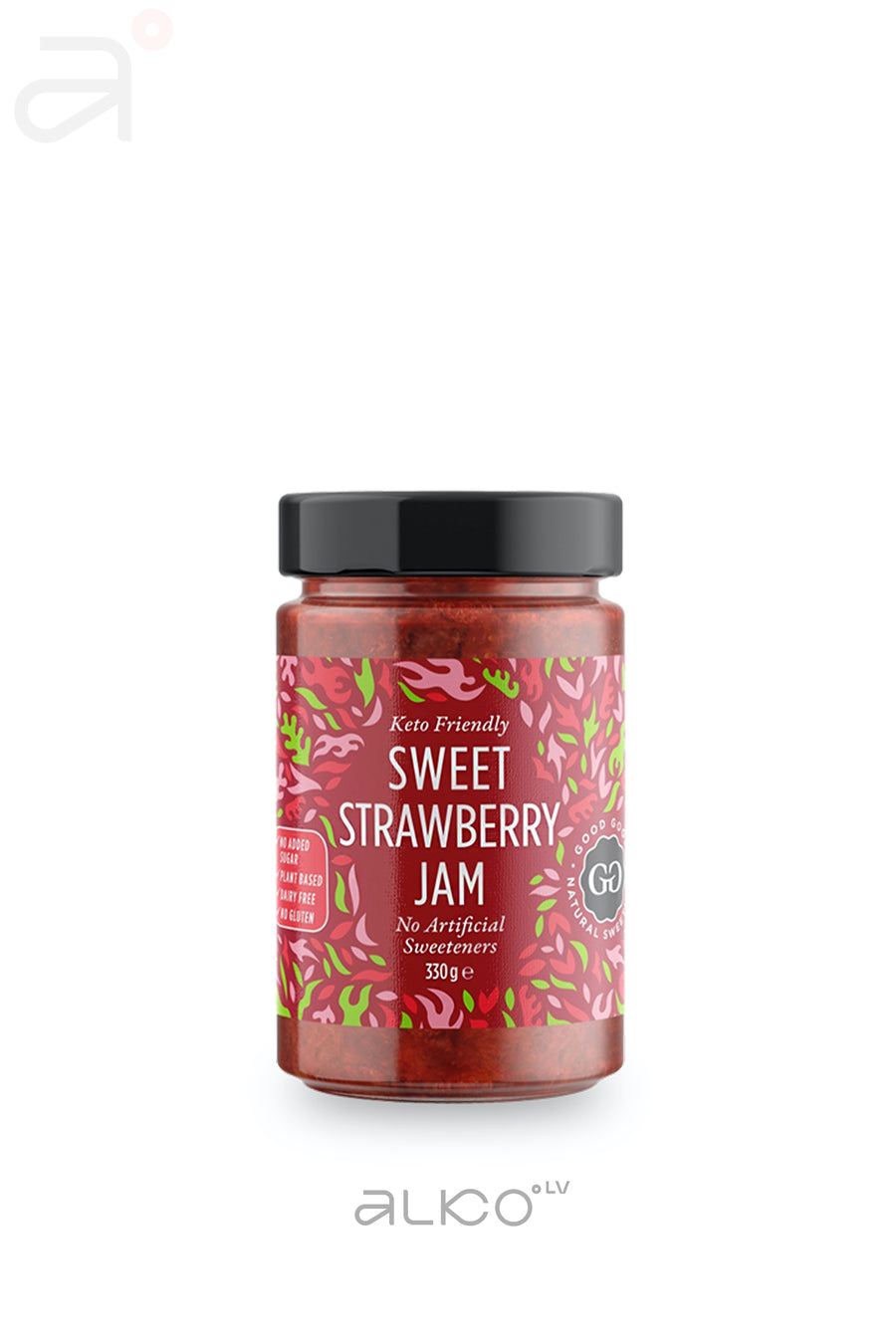 Džems zemeņu ar stēviju 330g